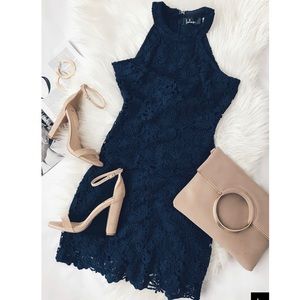 Navy blue dress!